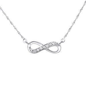 Sterling Silver Infinity Necklace